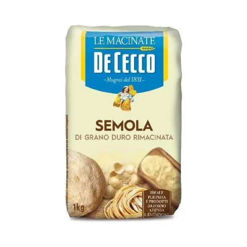 Брашно от твърда пшеница Semola De Cecco 1 кг - DE CECCO