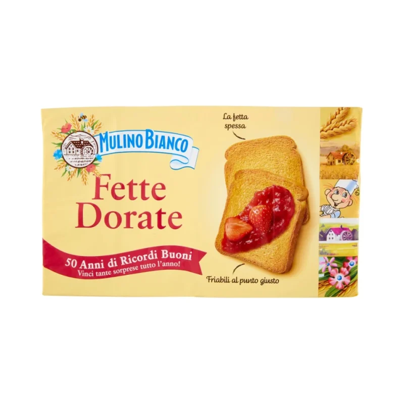 Сухари Mulino Bianco Fette Dorate 72 бр, 630 г