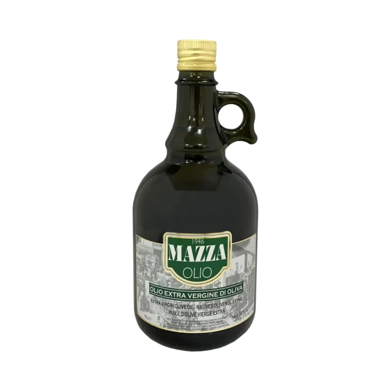 Маслиново масло Mazza екстра върджин стъкло с дръжка, 1 л - Mazza