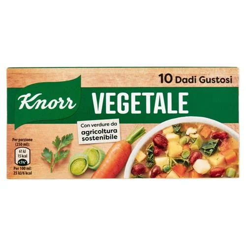 Зеленчуков бульон на кубчета Knorr 10 бр, без глутен