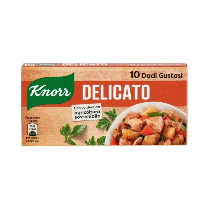 Бульон на кубчета Knorr Delicato 10 бр, без глутен