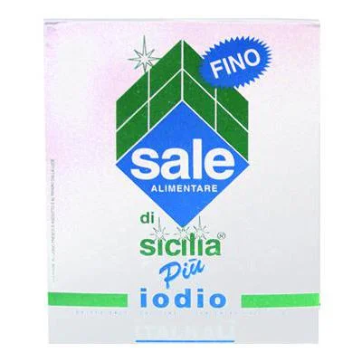 Йодирана фина сол Sale Di Sicilia в кутия, 1 кг