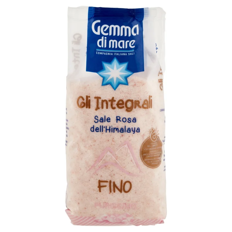 Фина хималайска сол - розова Gemma Di Mare, плик 1 кг - Gemma Di