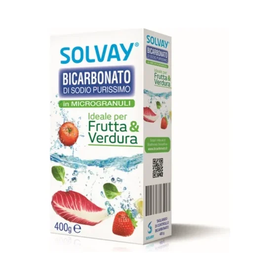 Сода бикарбонат Solvay Fruits Microgranuli, 400 г - Solvay