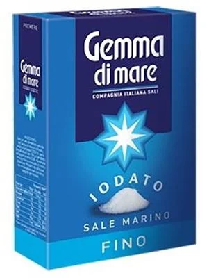 Фина морска сол Fino Gemma Di Mare Iodato, 1 кг