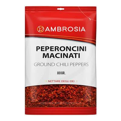 Мляни чили чушки Ambrosia Busta Peperoncini Macinati 80 г