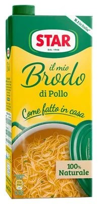 Пилешки бульон Brodo Star в кутия, 1 л - Brodo