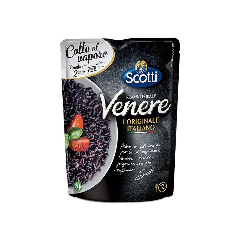 Пълнозърнест черен ориз Scotti Venere в плик, 230 г