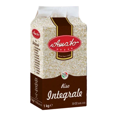 Пълнозърнест ориз Amato в плик 1 кг