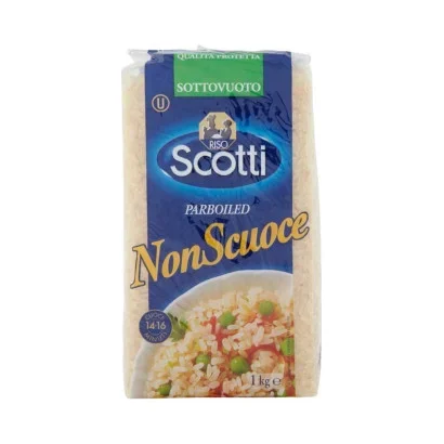 Ориз Scotti Non Scuoce в кутия бланширан, 1 кг - RISOSCOTTI