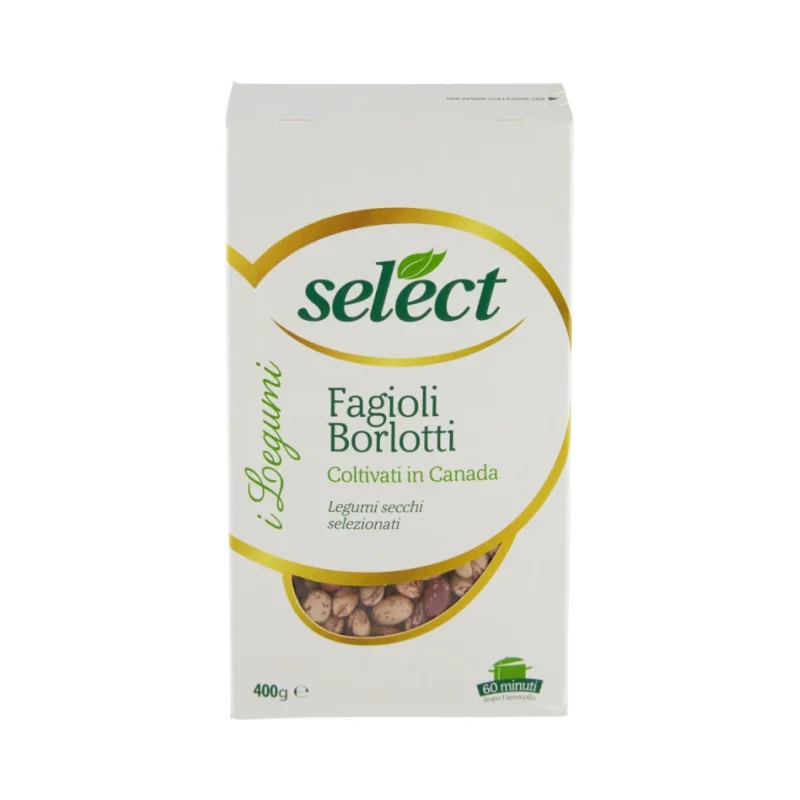 Шарен боб Borlotti Select в кутия, 400 г