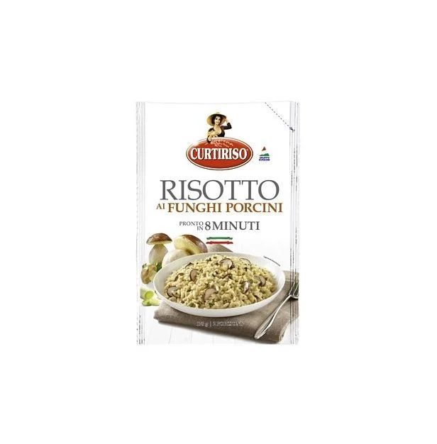 Ризото Curtiriso Funghi Porcini/манатарки/ в плик, 2 порции 175 г
