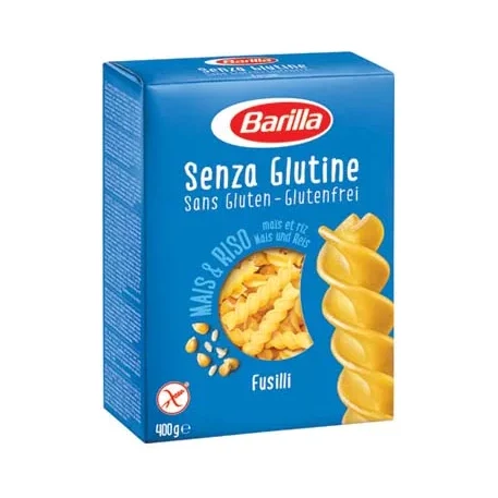 Паста Barilla Fusilli, без глутен 400 г - Barilla
