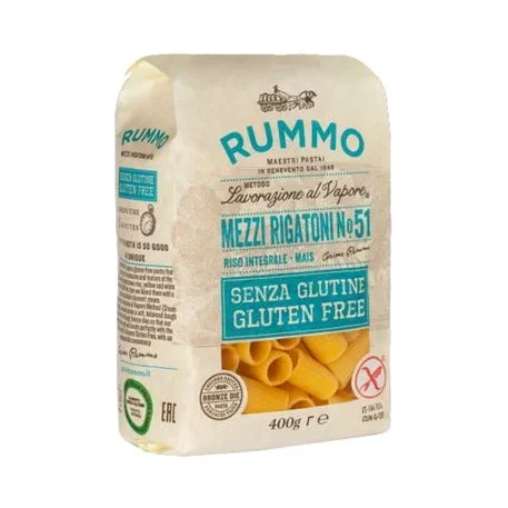 Паста Rummo Mezzi Rigatoni №51, без глутен, 400 г - Rummo