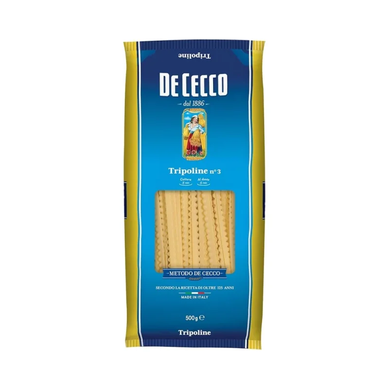 Паста De Cecco Tripoline №3, 500 г - DE CECCO
