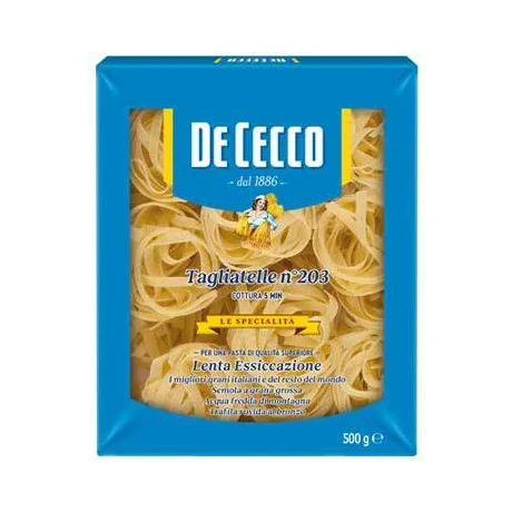 Паста De Cecco Tagliatelle №203, 500 г - DE CECCO
