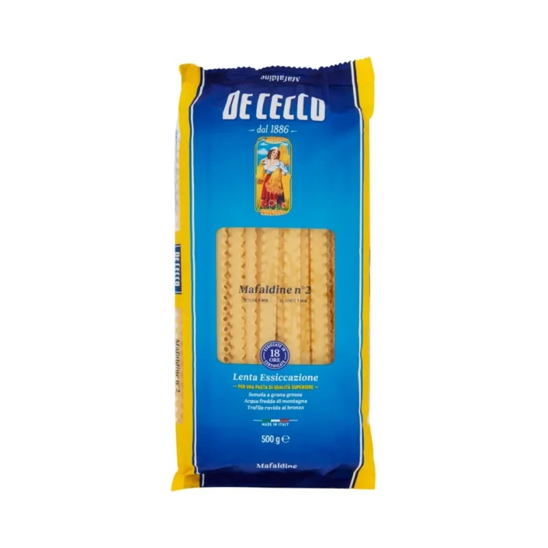 Паста De Cecco Mafaldine №2, 500 г - DE CECCO