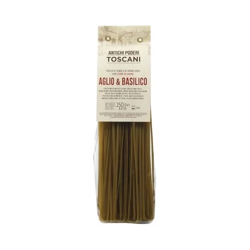Паста Antichi Poderi Linguine Aglio/Basilico, чесън/босилек, 250 г - Antichi Poderi