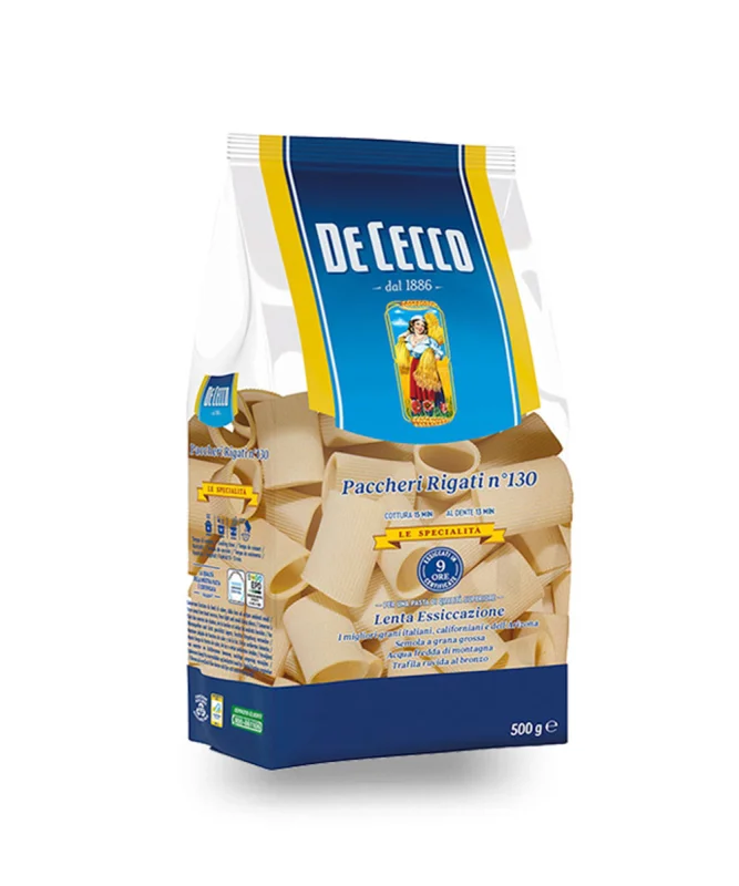 Паста De Cecco Paccheri №130, 500 г