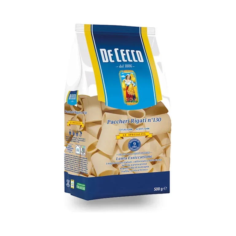 Паста De Cecco Paccheri №130, 500 г - DE CECCO