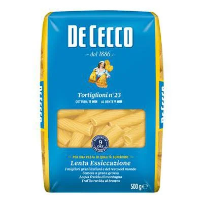 Паста De Cecco Tortiglioni №23, 500 г