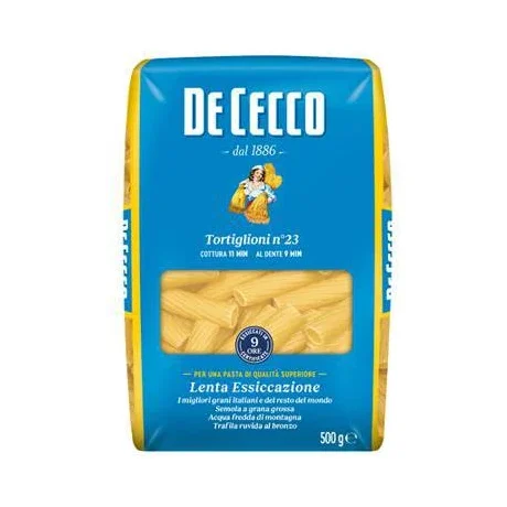 Паста De Cecco Tortiglioni №23, 500 г - DE CECCO