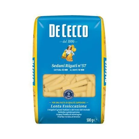Паста De Cecco Sedani Rigati №57, 500 г - DE CECCO