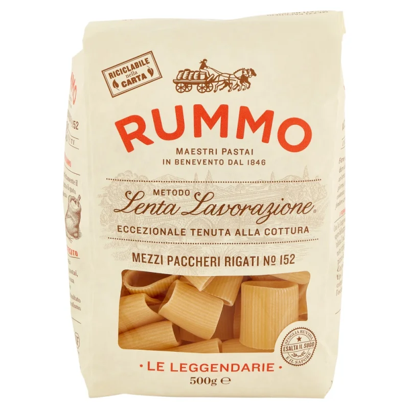 Паста Rummo Mezzi Paccheri Rigati, 500 г