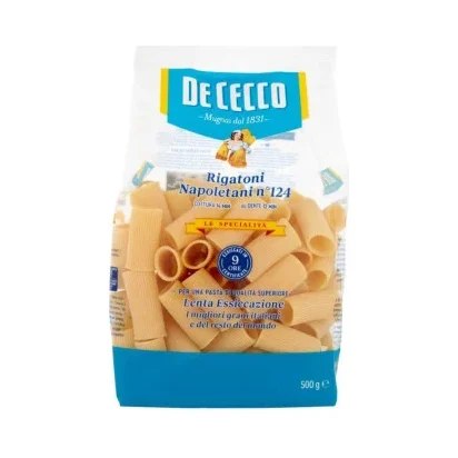 Паста De Cecco Specialita Rigatoni Napoletani №124, 500 г - DE CECCO