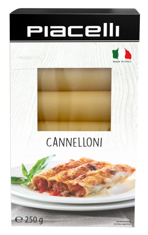Паста Cannelloni, Piacelli, 250 г - Piacelli