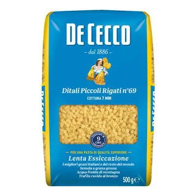 Паста De Cecco Ditalini Rigatti №69, 500 г