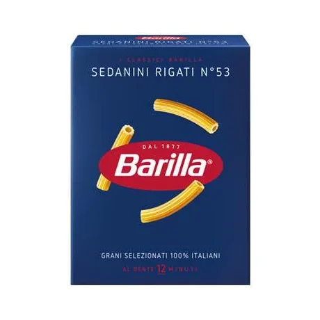 Паста Barilla Sedanini Rigati №53, 500 г - Barilla