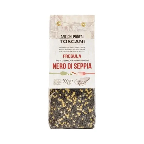 Паста Antichi Poderi Nero Seppia Fregula, 500 г - Antichi Poderi