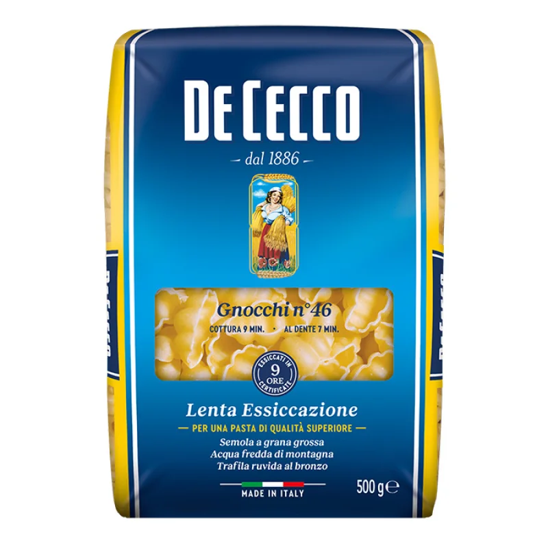Паста De Cecco Gnocchi №46, 500 г