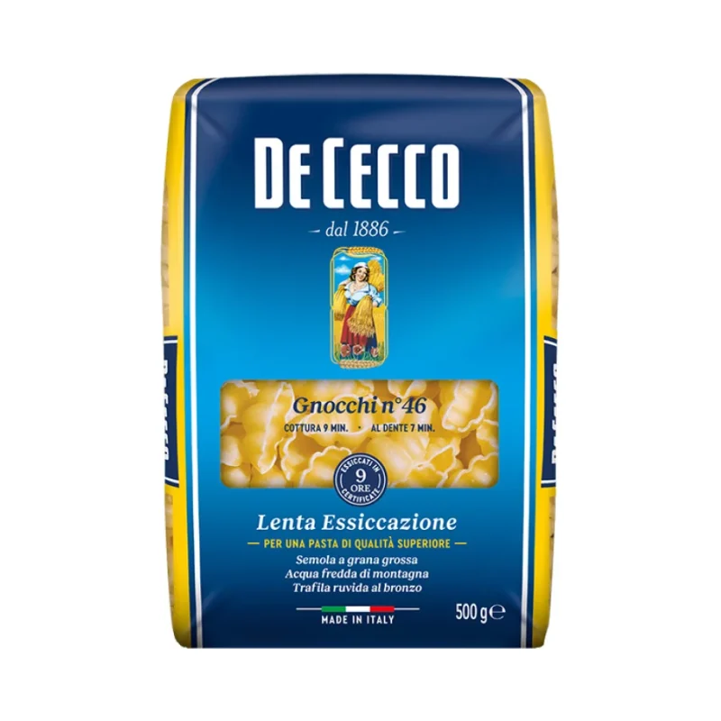 Паста De Cecco Gnocchi №46, 500 г - DE CECCO