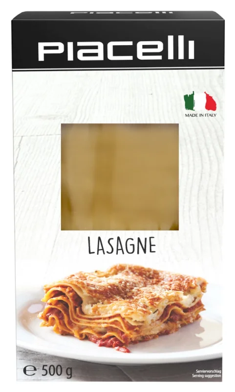 Паста-кори за лазаня Piacelli, 500 г