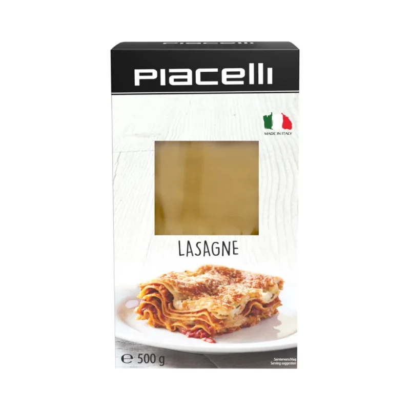 Паста-кори за лазаня Piacelli, 500 г