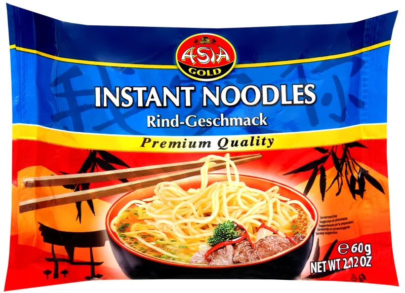 Нудълс Asia Gold с вкус на говеждо, 60 г - Asia Gold