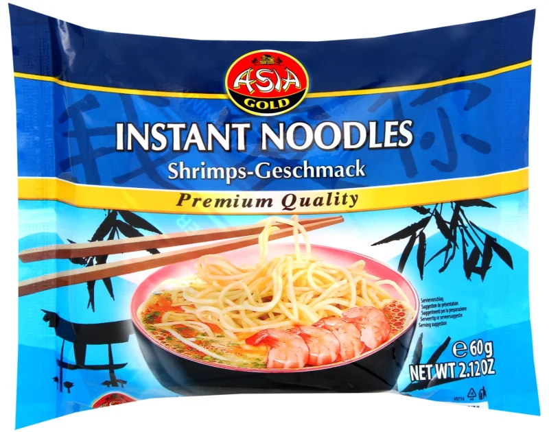 Нудълс Asia Gold с вкус на скариди, 60 г