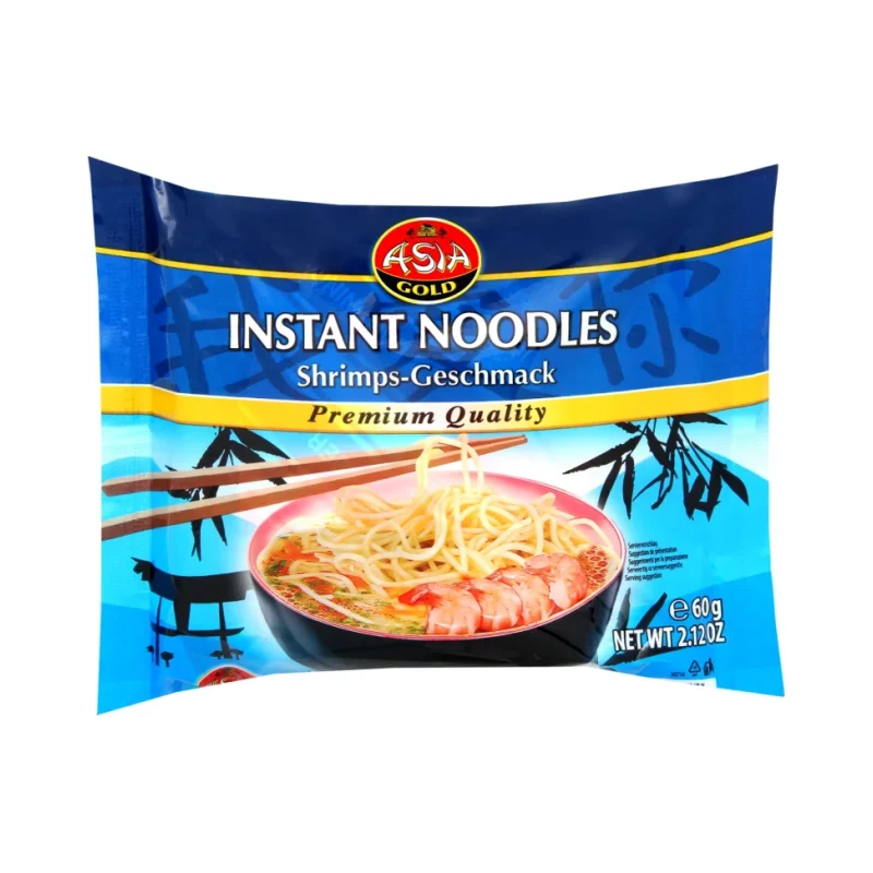 Нудълс Asia Gold с вкус на скариди, 60 г - Asia Gold