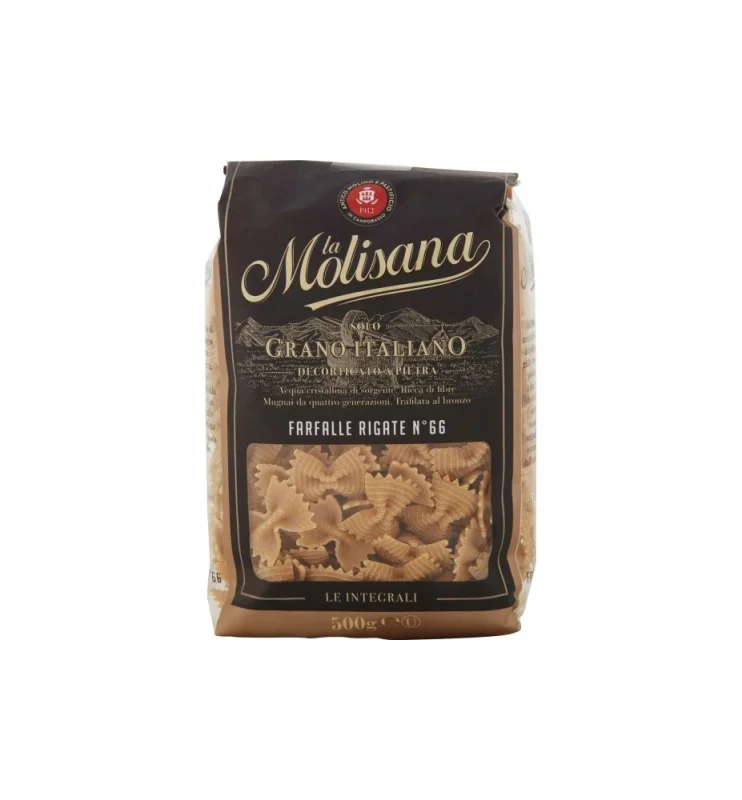 Паста Molisana Farfalle, пълнозърнеста, 500 г