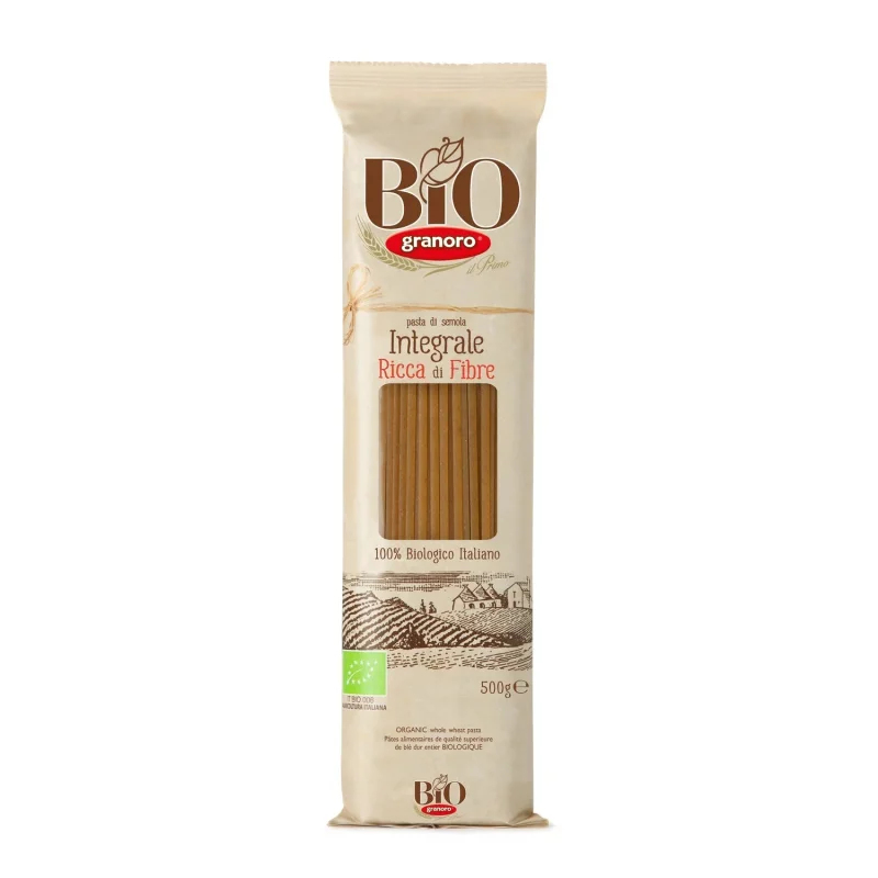 Био паста Granoro Linguine пълнозърнеста, 500 г