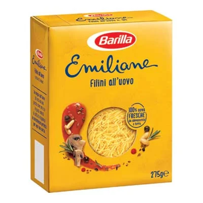 Паста/фиде Barilla Emiliane Filini №14, 250 г