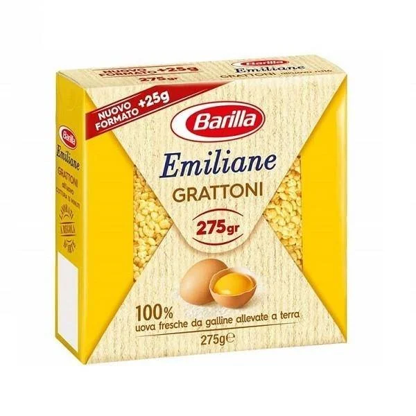 Паста Barilla Emiliane Uovo Grattoni №116, с яйца, 250/275 г