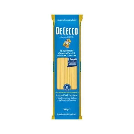 Спагети De Cecco Quadrati №413, 500 г - DE CECCO