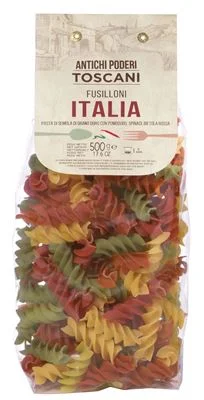 Паста Antichi Poderi Fusilloni Tricolore, 500 г