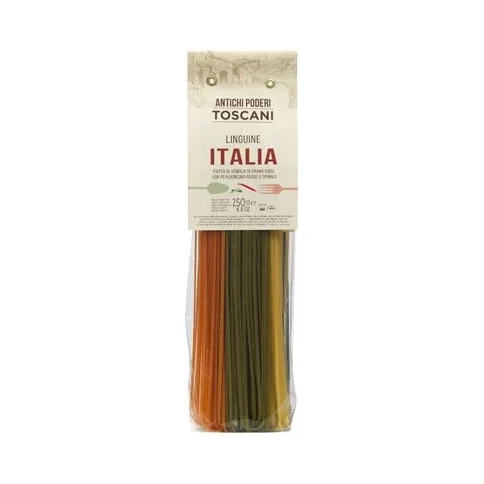 Паста Antichi Poderi Linguine Tricolore, 250 г - Antichi Poderi
