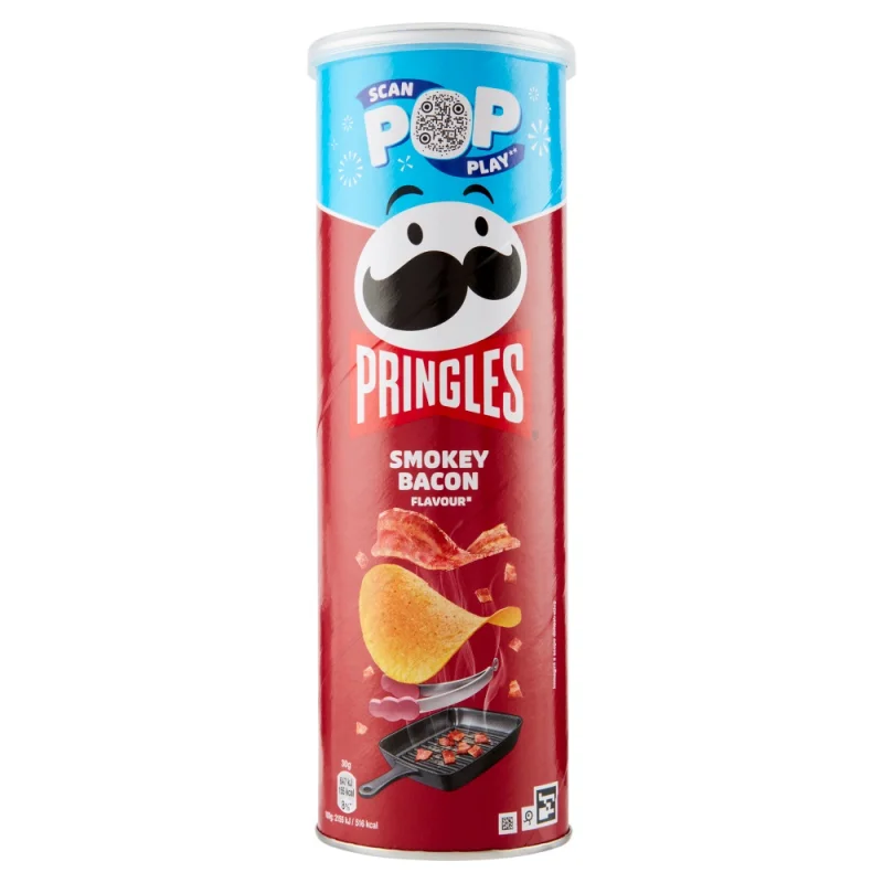 Чипс Pringles Smokey Bacon пушен бекон 175 г