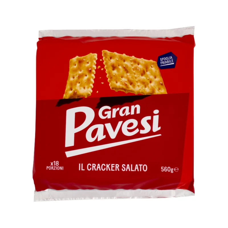 Пшенични крекери със сол Gran Pavesi 560 г