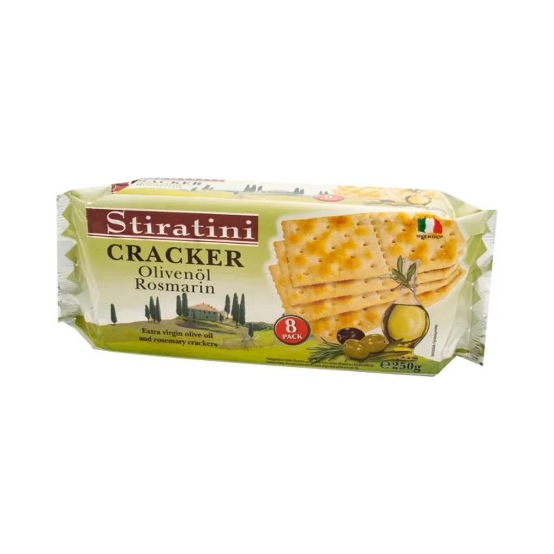 Крекери Stiratini с маслиново масло и розмарин, 250 г